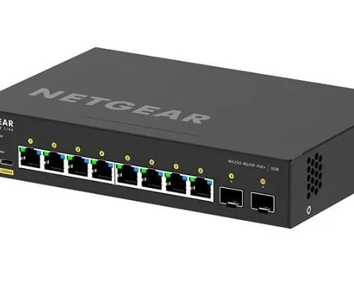 Alternative view of Netgear Switch GSM4210PX 10xPoE+ 2xSFP+