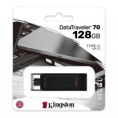 Kingston Pendrive DT70/128GB USB-C 3.2 Gen1