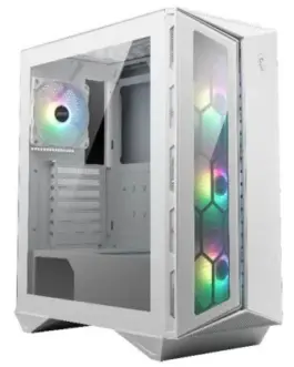 MSI кутия за компютър MPG GUNGNIR 110R tempeчервен glass 2xUSB бял