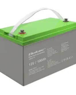 Qoltec Deep Cycle gel battery 12V, 100Ah