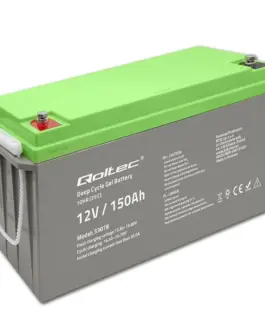 Qoltec Deep Cycle gel battery 12V, 150Ah