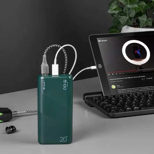 Tracer външна батерия Kori 20000mAh QC3.0-PD20W GR зелен