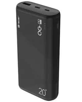 Tracer външна батерия Amos 20000mAh QC3.0-PD20W BK черен