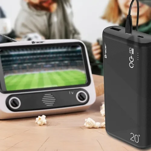 Tracer външна батерия Amos 20000mAh QC3.0-PD20W BK черен