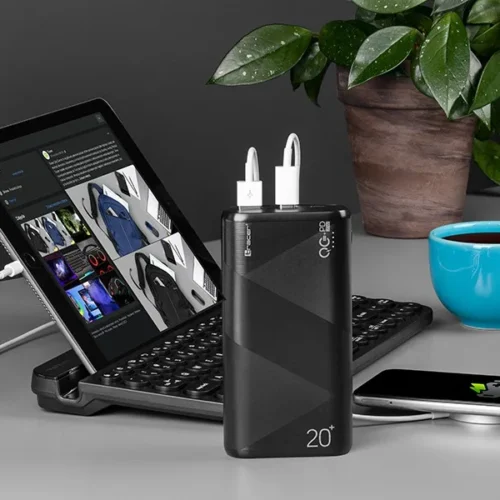 Tracer външна батерия Amos 20000mAh QC3.0-PD20W BK черен