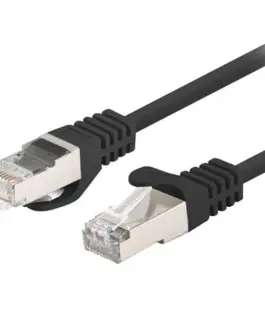 Lanberg Patchcord cat.6 FTP 1m черен 10-pack fluke passed