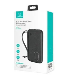 Alternative view of USAMS външна батерия PB56 10000mAh 2xUSB черен