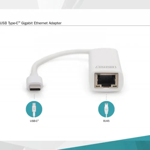Digitus USB Typ C Network Card Gigabit Ethernet