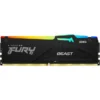 Kingston памет DDR5 Fury Beast черен RGB 32GB(132GB)/5600 CL36 EXPO