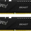 Kingston DDR5 Fury Beast черен 64GB(2*32GB)/6000 CL36 EXPO