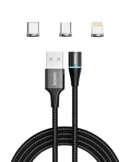 Alternative view of Savio кабел USB 3w1 1m CL-152