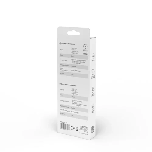 Savio кабел USB 3w1 1m CL-152