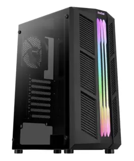 AeroCool кутия за компютър Prime RGB Mid Tower черен