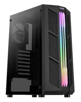 AeroCool кутия за компютър Prime RGB Mid Tower черен