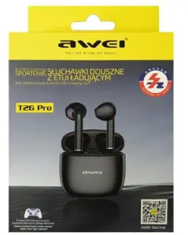 Alternative view of AWEI Bluetooth слушалки 5.3 T26 Pro TWS черен