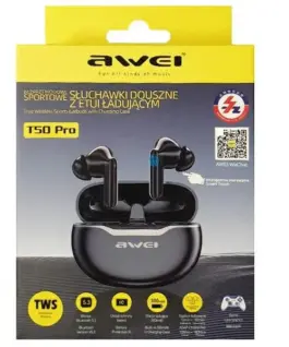 Alternative view of AWEI Bluetooth слушалки 5.3 T50 Pro TWS черен