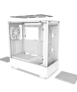 NZXT кутия за компютър H5 Flow with window бял