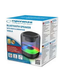 Alternative view of Esperanza Esperanza speaker BT FM LED RGB Viola