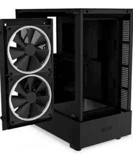 NZXT кутия за компютър H5 Elite with window черен