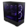 NZXT кутия за компютър H5 Elite with window черен