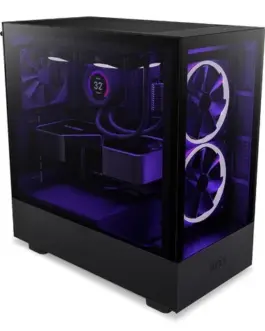 NZXT кутия за компютър H5 Elite with window черен