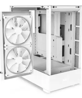 NZXT кутия за компютър H5 Elite with window бял