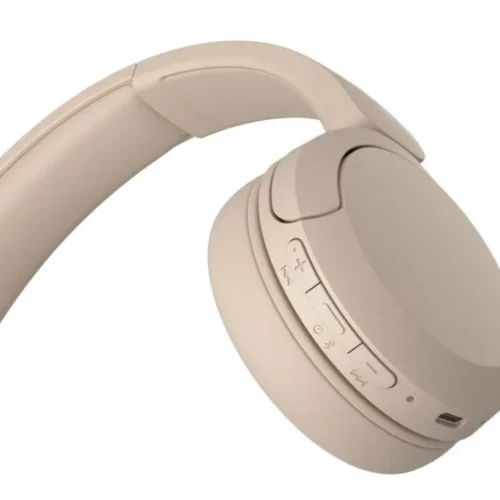 Sony слушалки WH-CH520 creamy