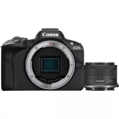 Alternative view of Canon Aparat bezlusterkowy EOS R50 черен +RF-S 18-45 IS STM 5811C013