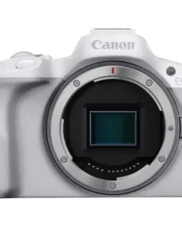 Alternative view of Canon Aparat bezlusterkowy EOS R50 biały + RF-S 18-45 IS STM 5812C013