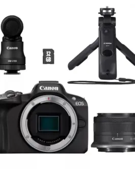 Alternative view of Canon Aparat bezlusterkowy EOS R50 черен +RF-S 18-45 CREATOR KIT 5811C035