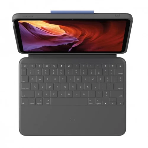 Alternative view of Logitech Case Rugged Folio for iPad 10th Gen Oxford US, сив