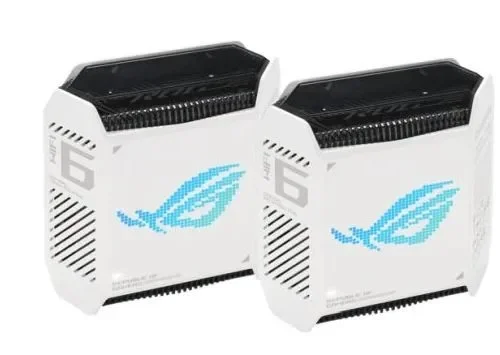 Alternative view of Asus Router ROG Rapture GT6 WiFi AX10000 2-pack бял