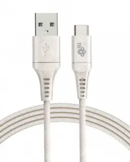 TB кабел USB-USB C 1m eco material 2.0 3A