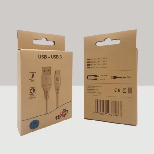Alternative view of TB кабел USB-USB C 1m eco material 2.0 3A