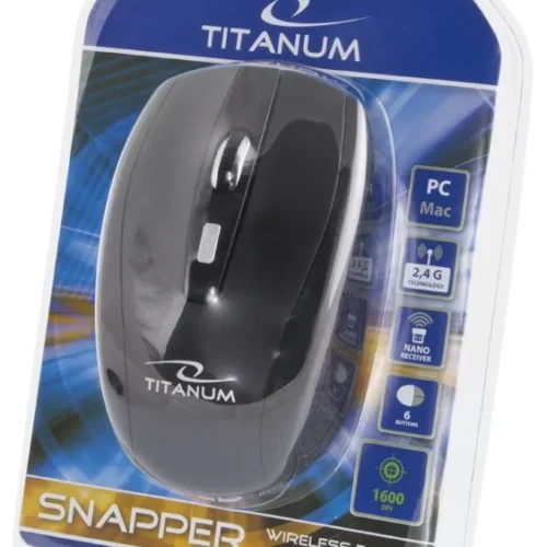 Esperanza Titanum Wireless Optical Mouse SNAPPER TM105K 2.4GHz