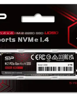 Alternative view of Silicon Power SSD drive UD90 2TB PCIe M.2 2280 NVMe Gen 4x4 5000/4800 MB/s