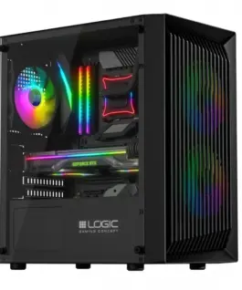 Logic Concept Компютър case without захранващ блок ATOS ARGB MINI USB 3.0