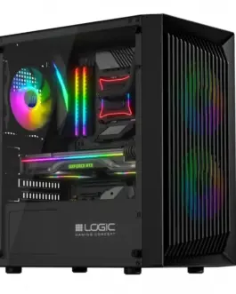 Logic Concept Компютър case without захранващ блок ATOS ARGB MINI USB 3.0