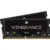 Corsair памет DDR4 Vengeance 32GB/3200 (2*16GB) CL22 SODIMM черен