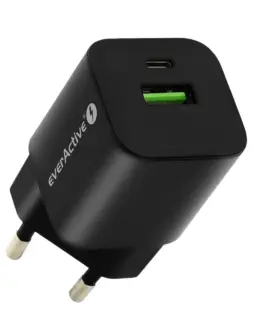 everActive зарядно USB/USB-C QC3.0 30W черен