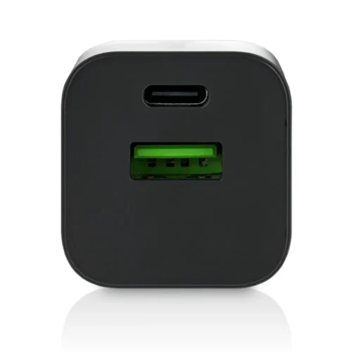 Alternative view of everActive зарядно USB/USB-C QC3.0 30W черен