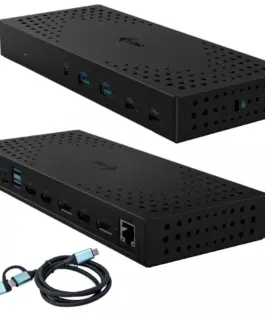 i-tec USB 3.0 / USB-C / Thunderbolt 3x 4K Docking Station Gen 2 + Power Delivery 100W