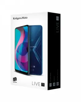 Alternative view of Kruger & Matz  Smartphone LIVE 9 blue