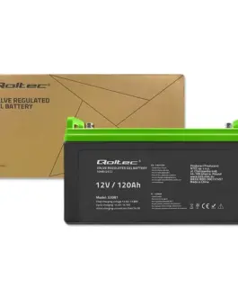 Alternative view of Qoltec Gel battery 12V, 120Ah