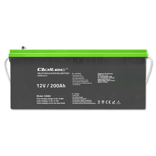 Qoltec Gel battery 12V
