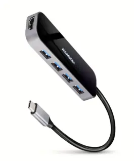 AXAGON AXAGON HMC-6H4A Hub 4x USB-A + HDMI PD 100W