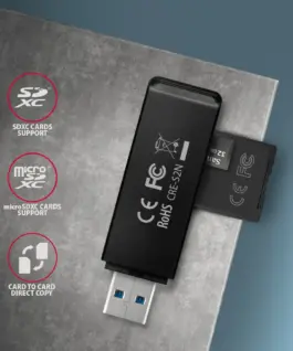 AXAGON AXAGON CRE-S2N USB-A 3. 2 GEN 1 external reader