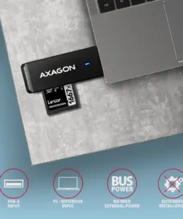 AXAGON AXAGON CRE-S2N USB-A 3. 2 GEN 1 external reader