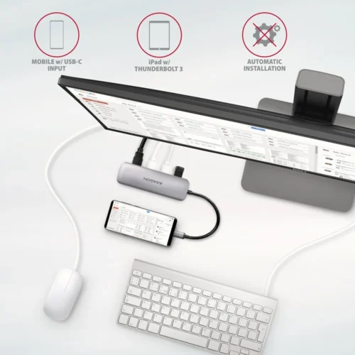 AXAGON AXAGON HMC-HCR3A Hub 3x USB-A SD/microSD + HDMI