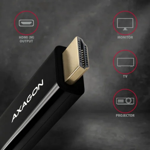 AXAGON AXAGON RVDM-HI14C2 cabl e 1.8m MiniDP to HDMI 4